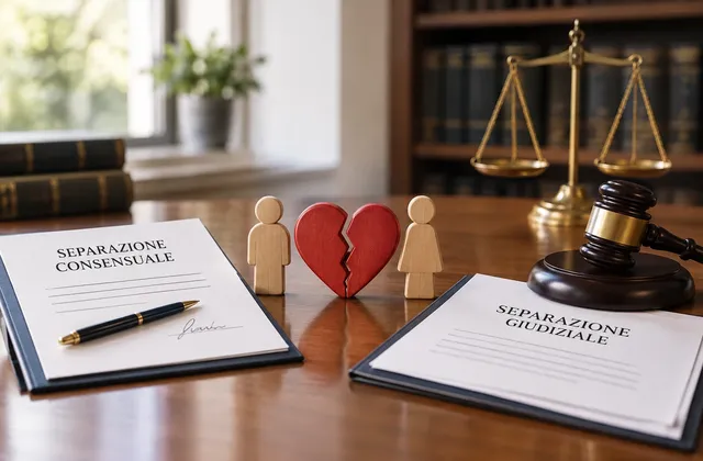 separazione consensuale o giudiziale